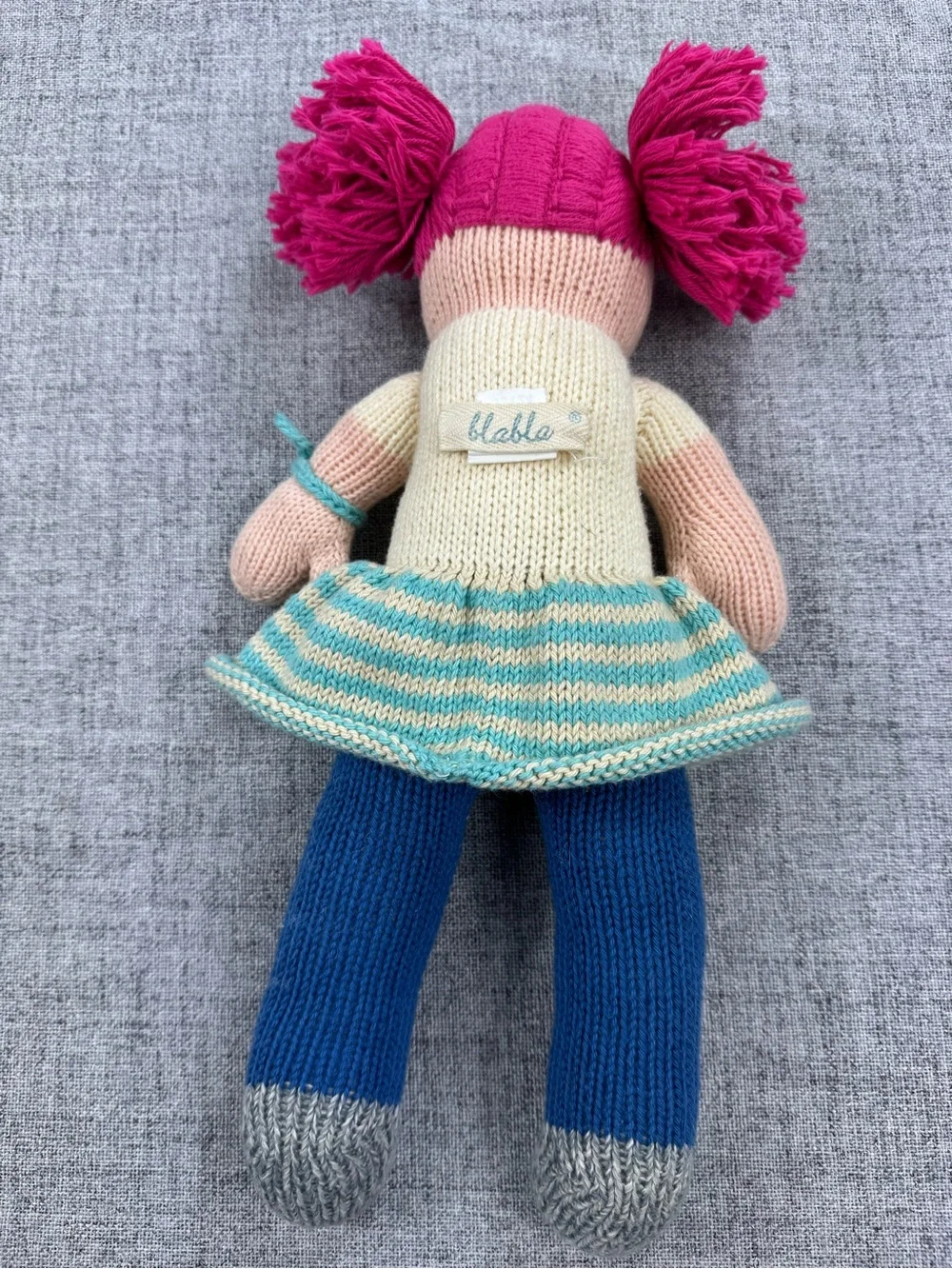 BlaBla Lola The‎ Rocker Knit Stuffed Doll 14” Tall A